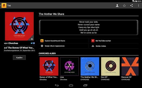 SoundHound âˆž apk cracked download - screenshot thumbnail