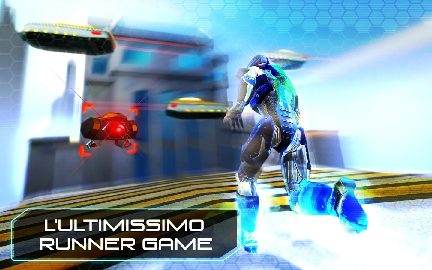  RunBot, impressionante e affascinante endless runner robotico per Android