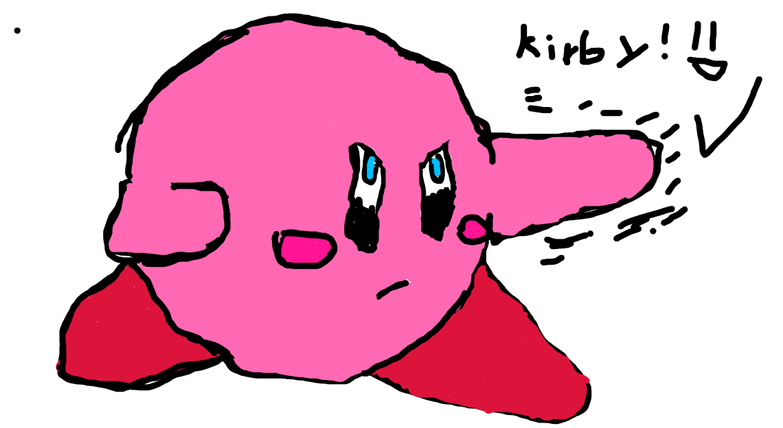 kirby! (40 mins - 1 hour of work time)