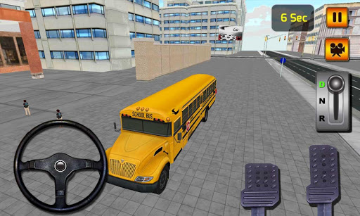 3D School Bus Drive Simulator