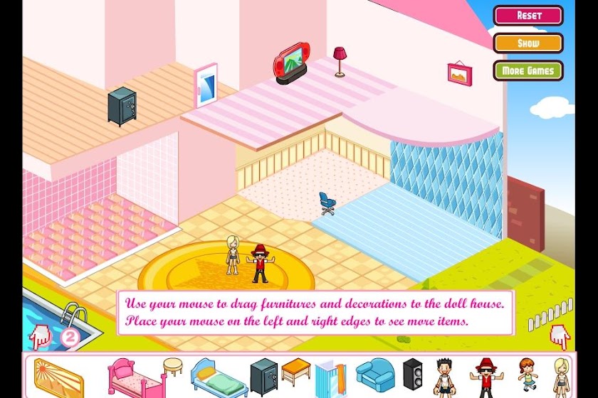Doll House Decoration Screen 3