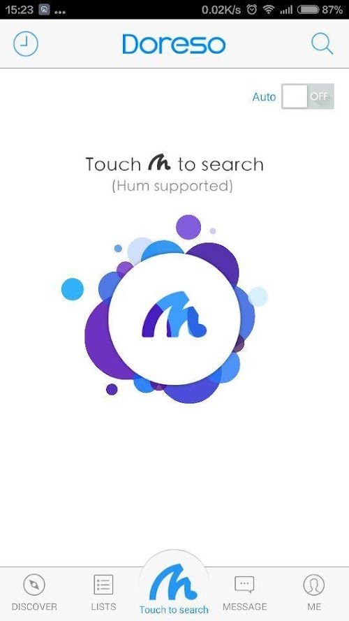 Android application Doreso screenshort