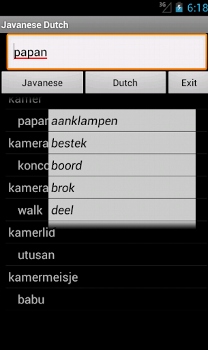 Javanese Dutch Dictionary