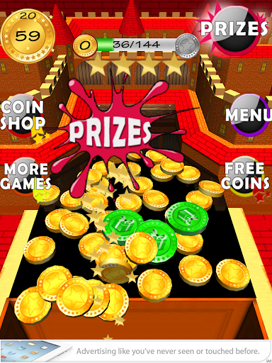 Gold Coin Dozer Castle Arcade