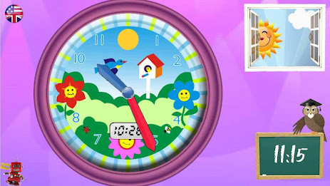 Clock Time for Kids by AppQuiz poster 16