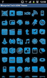 ADW Theme Blueprint Tech Pro poster 5