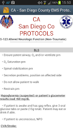 CA-San Diego Co EMS Protocols poster 10