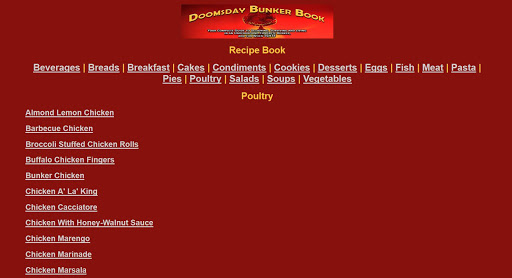 【免費教育App】Doomsday Bunker Recipe Book-APP點子