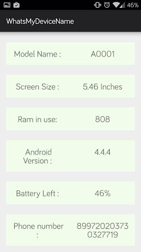 Whats My Device Details