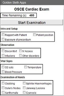 OSCE Cardiac Exam Checklist