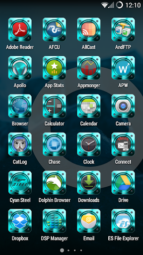 Cyan Steel Multi Theme