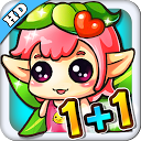 Kids numbers and math games mobile app icon