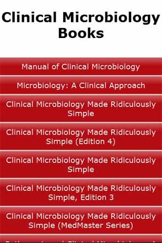 Clinical Microbiology Books