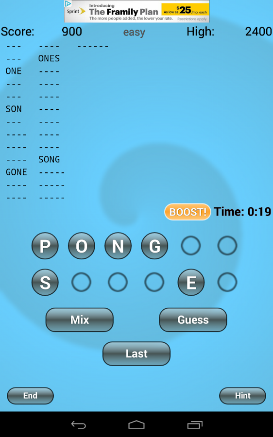    Word Mix Lite ™- screenshot  