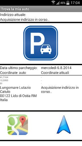 Trova la mia Auto