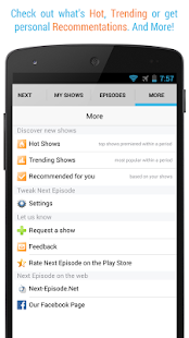 Next Episode - Track TV Shows - screenshot thumbnail