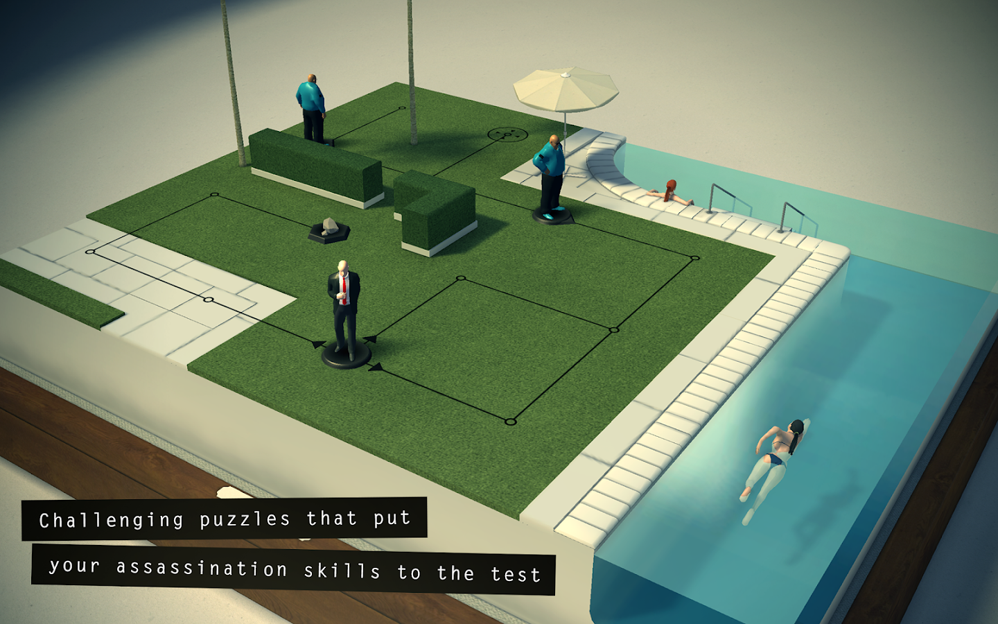    Hitman GO- screenshot  