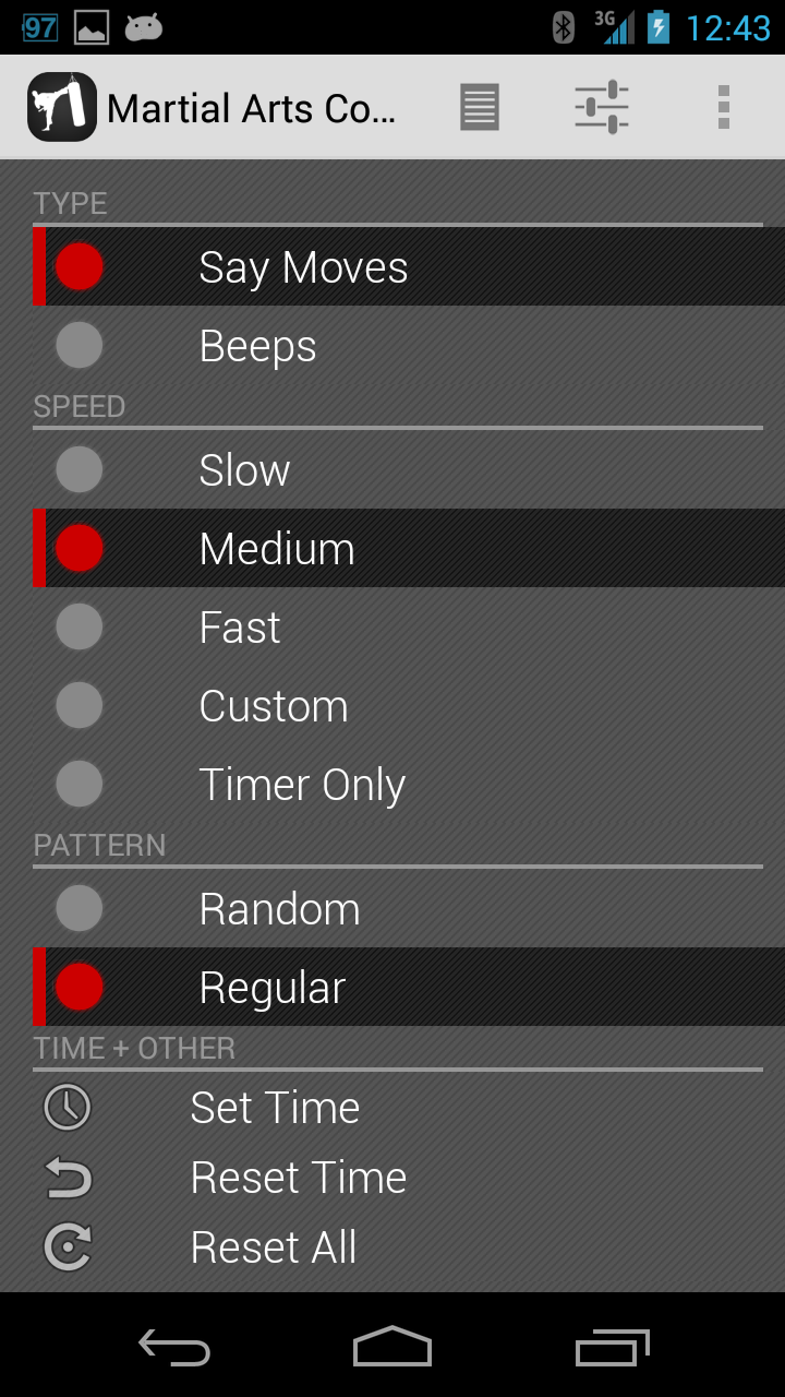 Martial Arts Coach Screen 2