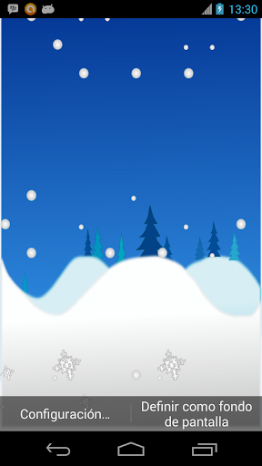 Christmas Snow live wallpaper