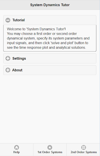 System Dynamics Tutor