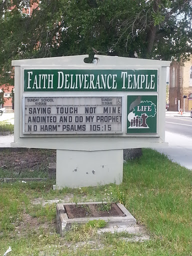 Faith Deliverance Temple Sign