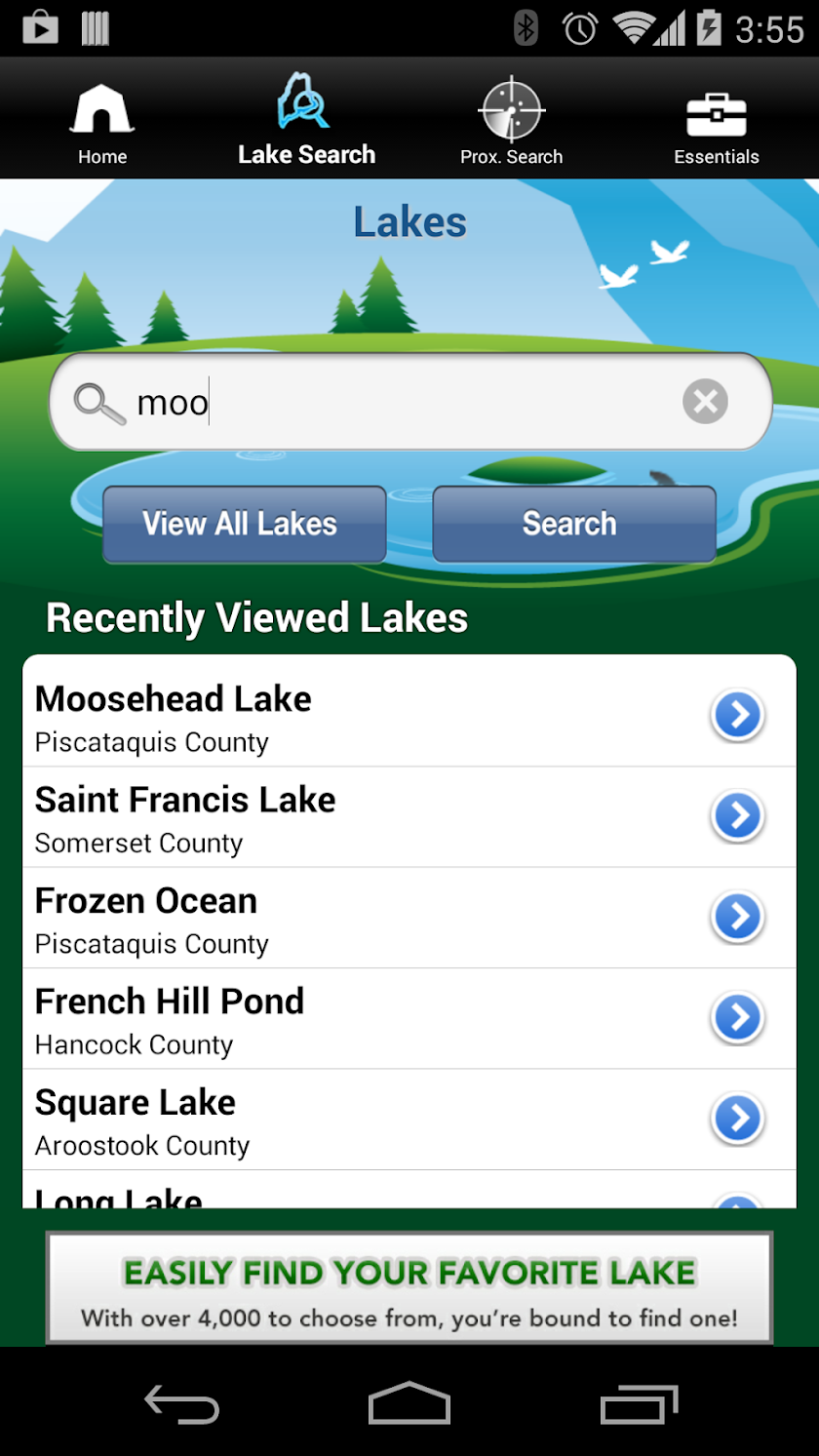 iFish Maine Screen 3
