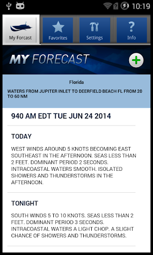 Marine Weather Forecast