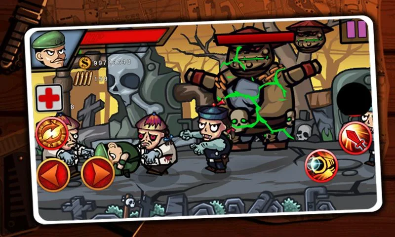 Zumbi Guerreiro - Guerra dos desenhos animados - Screenshot