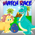 Dinosaur Toddlers Match Race Apk