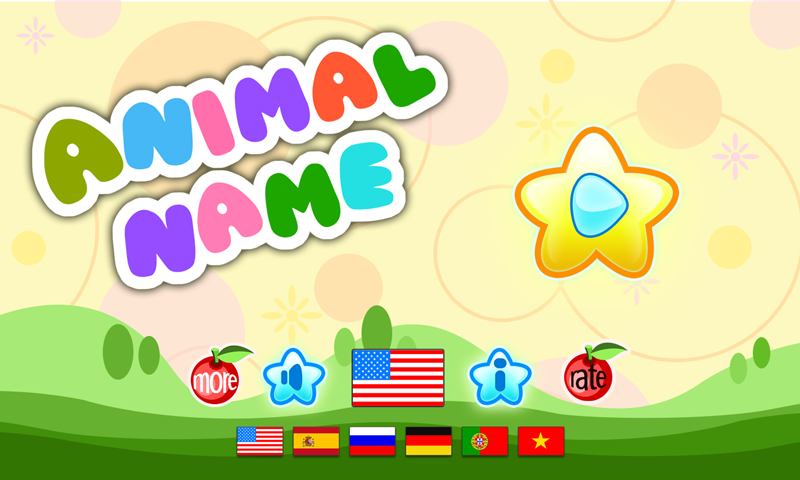 Android application Game 4 kids: Animals name PRO screenshort