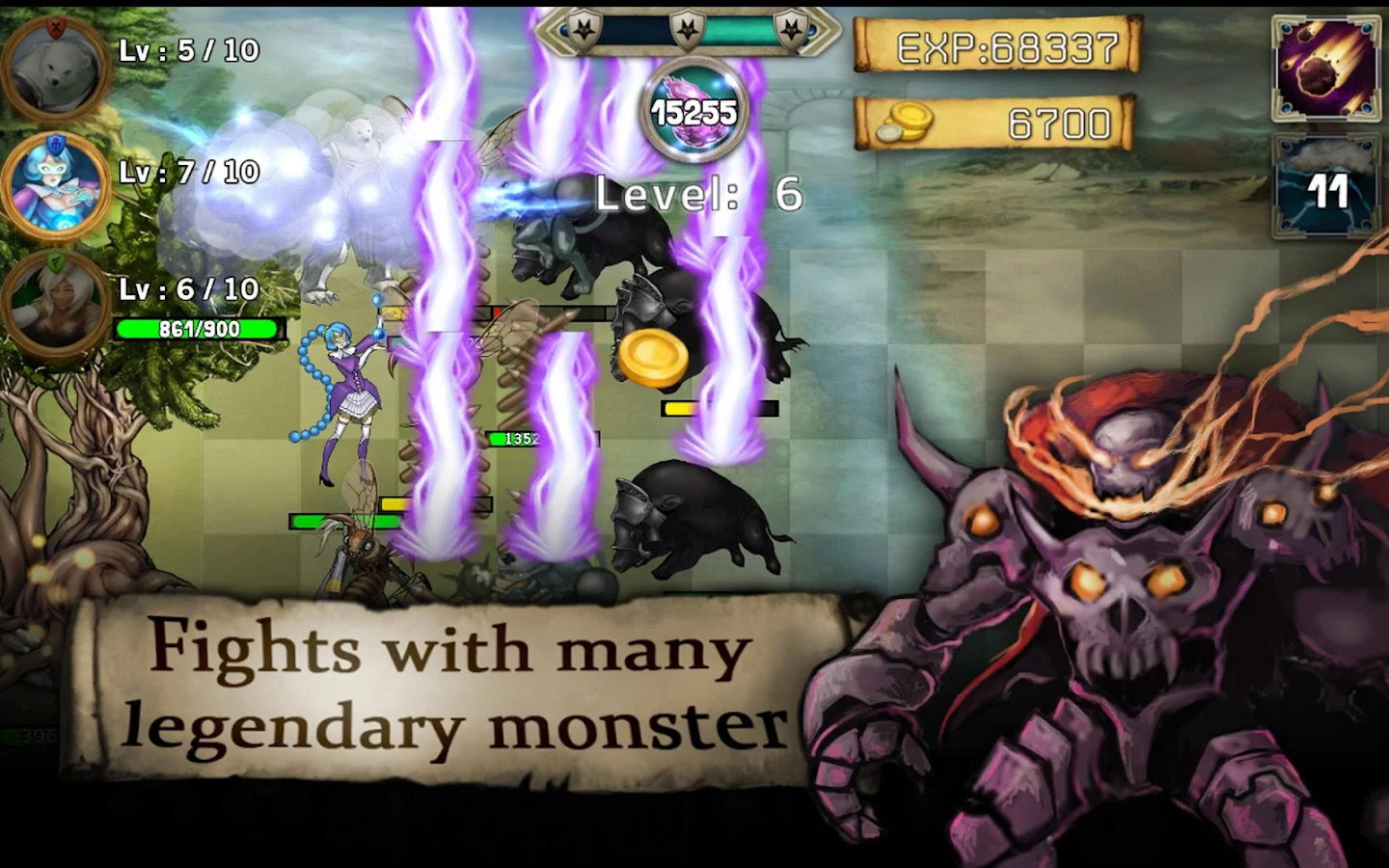  Heroes Defender Tower Defense: captura de tela 