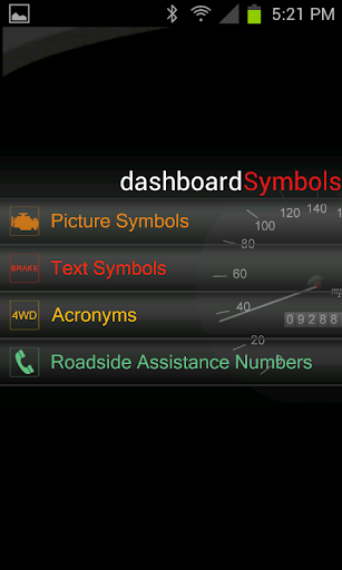 Vehicle Dashboard Symbols