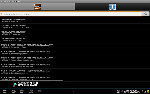 【免費書籍App】Consumer Act of Philippines-APP點子