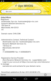 Free Dyn Whois APK