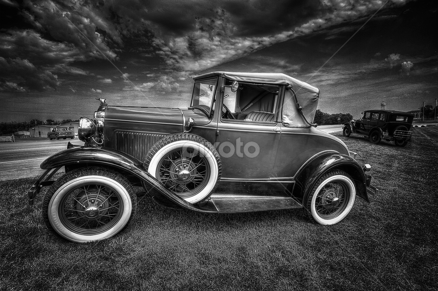 Model A by Ron Meyers - Black & White Objects & Still Life