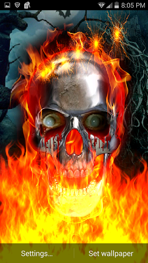 免費下載娛樂APP|Metal Skull Electric Shock LWP app開箱文|APP開箱王