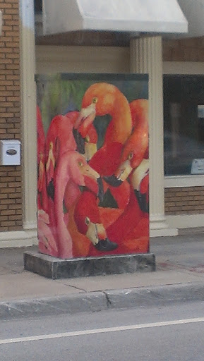 Flamingo Art Box