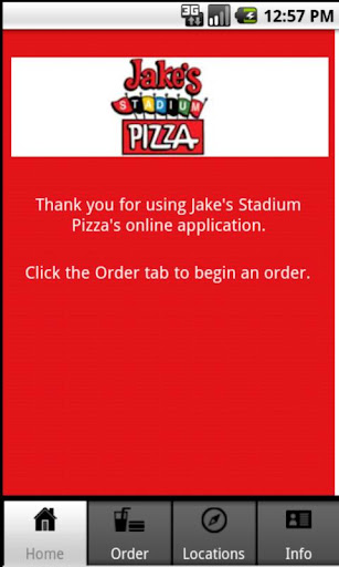 Jake's Stadium Pizza