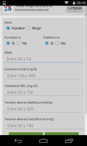 Riesgo Cardiovascular RCVTE