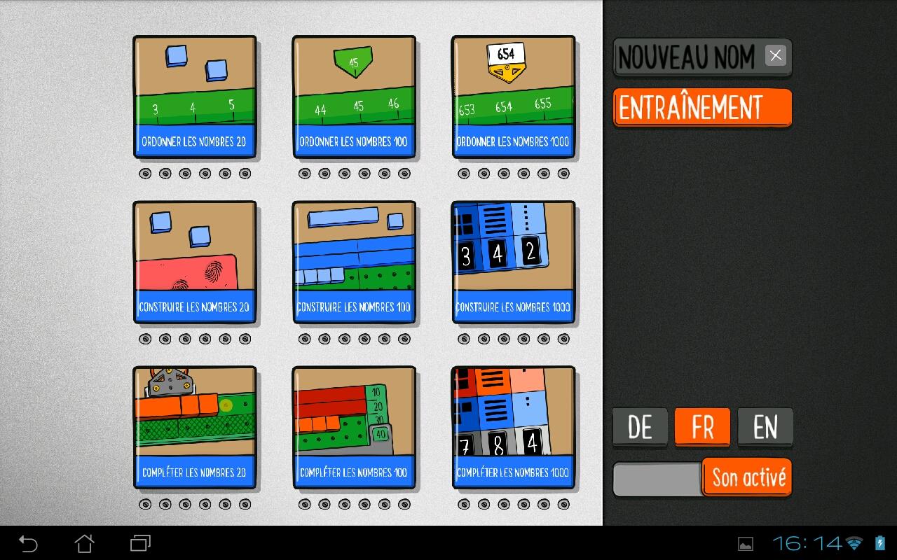 Android application appolino Number & Amount screenshort