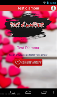 Test de l'amour :calculatrice Screenshots 1