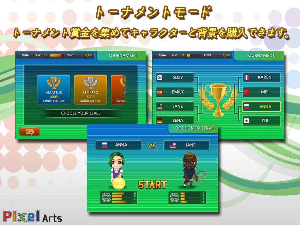 Android application Pocket Tennis screenshort