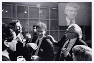 Verkiezingsavond op het stadhuis in Amsterdam