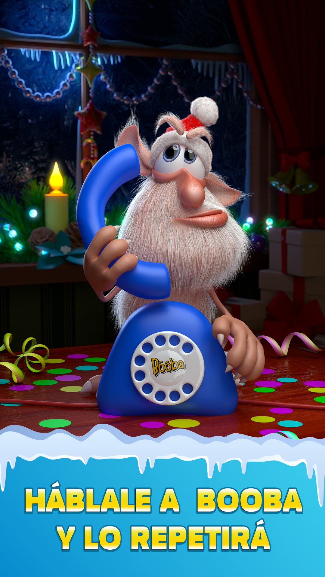 Android application Talking Booba: Santa’s Pet screenshort