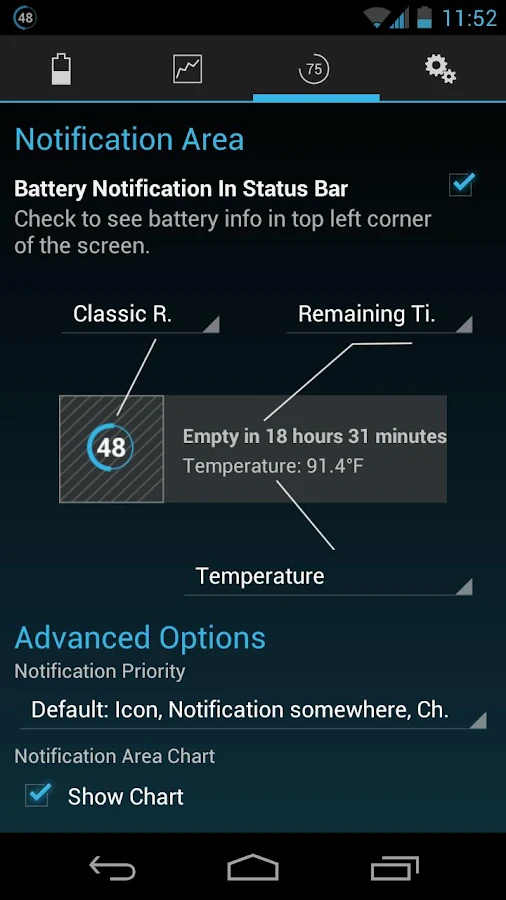 Battery Widget Reborn - screenshot