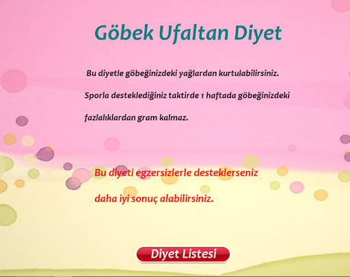 【免費健康App】Göbek Ufaltan Diyet-APP點子