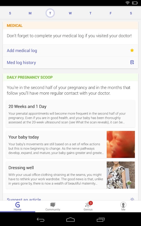 Glow Pregnancy Smart Pregnancy Tracker & Baby App Android Apps on