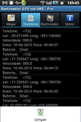 GPS Tracker by SMS - Pro Screen 2