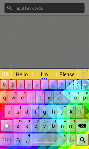 AIType Theme Abstract Colors א