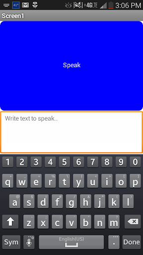Text to Speak